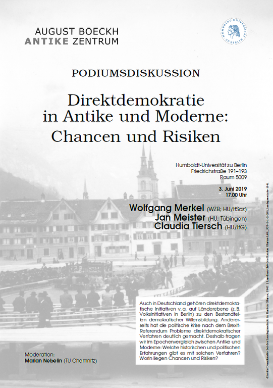 Podiumsdiskussion Poster groß