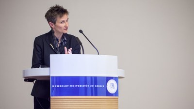 Ineke Sluiter speaking